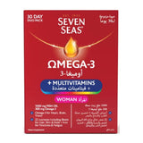 سفن سيز اوميجا 3 بلس فيتامينات متعددة للسيدات 30 كبسولة جيلاتينية | صيدلية.كوم.