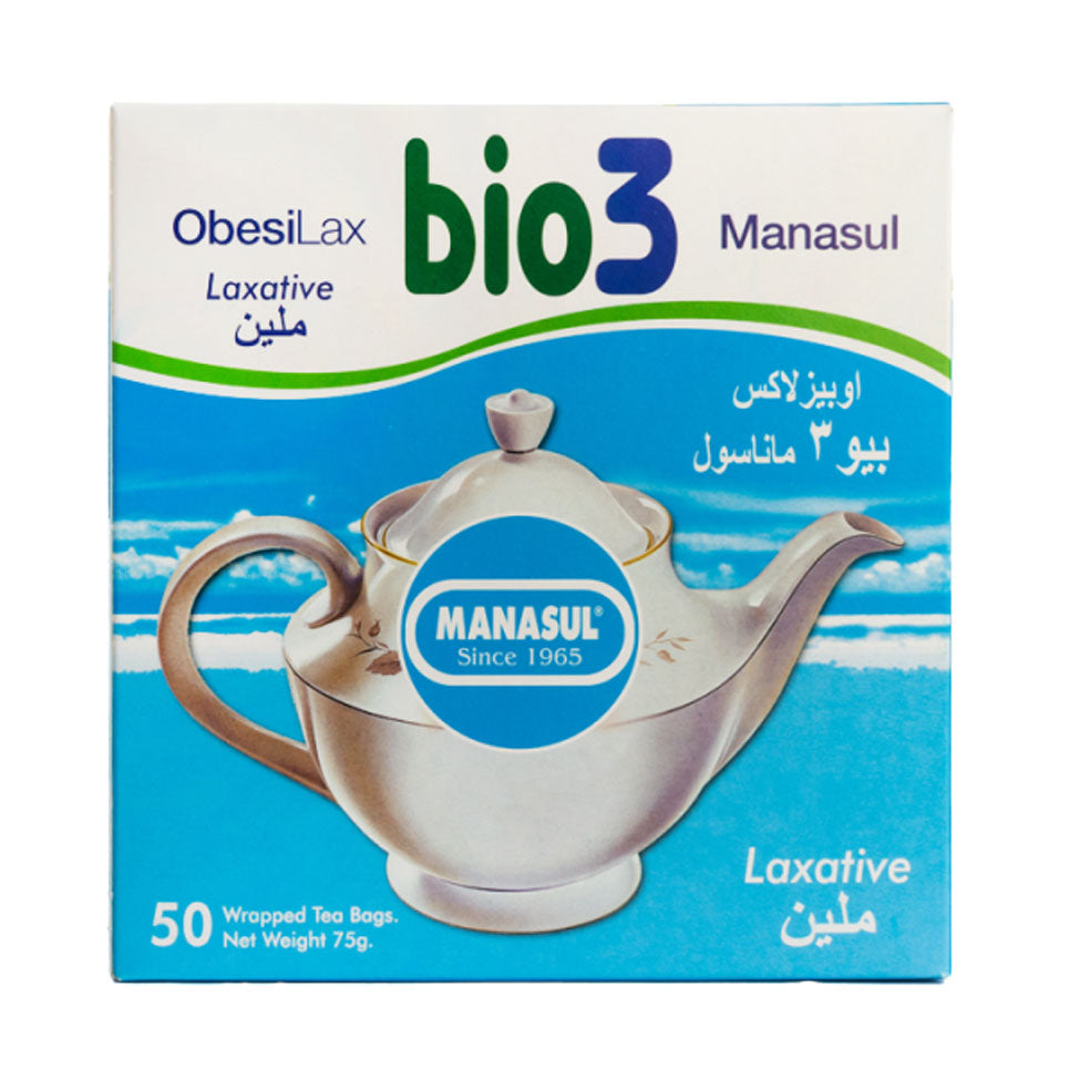 بيو3 ماناسول شاي عشبي 50 كيس |  صيدلية.كوم.