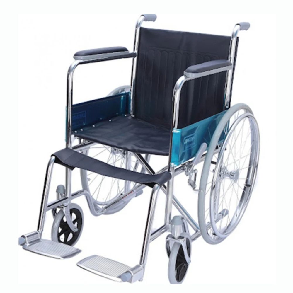 كرسي متحرك من الحديد مقاس 51 سم | صيدلية.كوم.