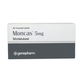 مونكاس 5 ملجم 28 قرص قابل للمضغ | صيدلية.كوم.