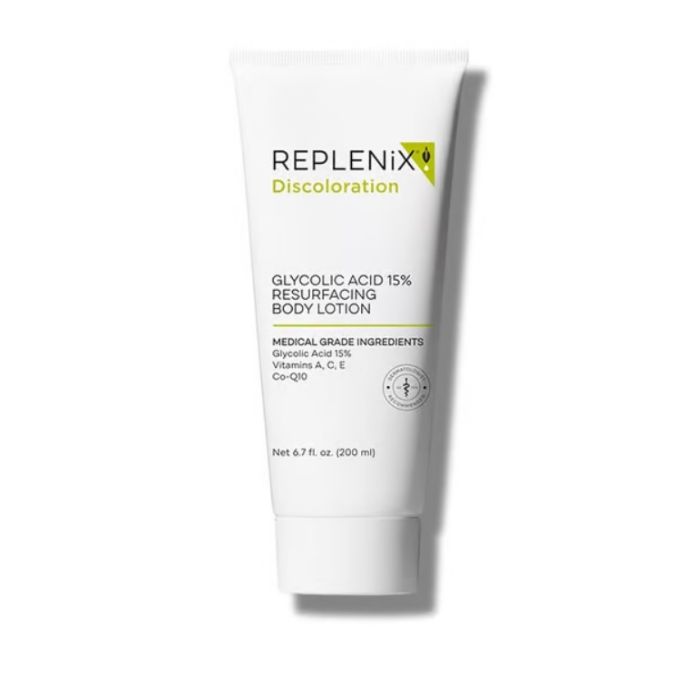 لوشن تجديد سطح الجسم بحمض الجليكوليك بنسبة 15% عبوة 200 مل من ريبلينيكس | صيدلية.كوم.