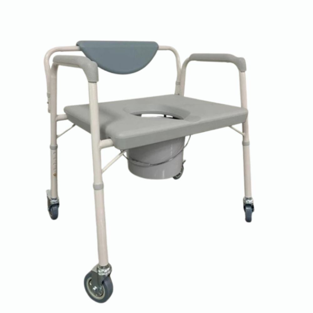 كرسي حمام من الحديد مع كفرات مقاس 24 انش | صيدلية.كوم.