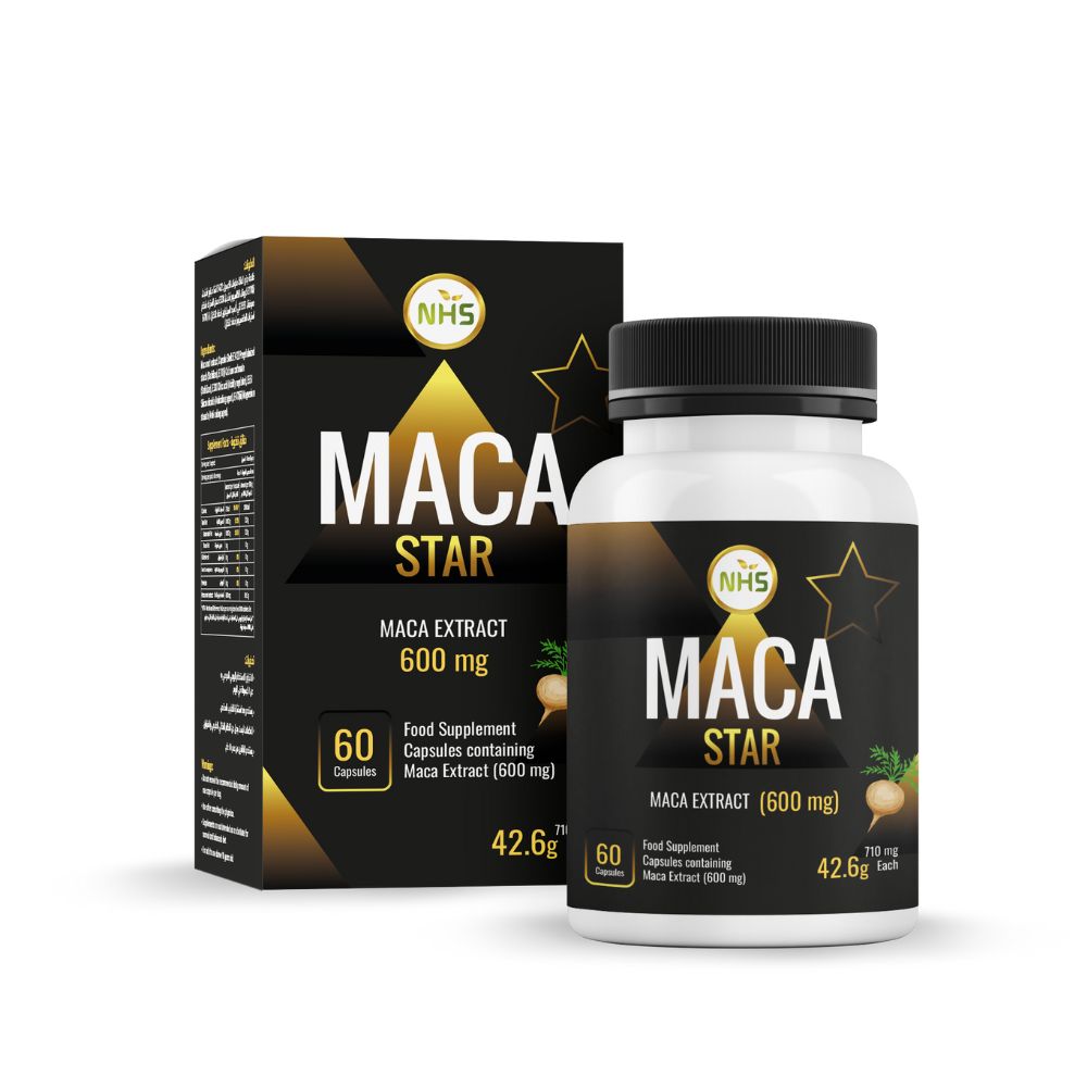 إن إتش إس ماكا ستار خلاصة جذور الماكا 600 مجم 60 كبسولة | صيدلية.كوم.
