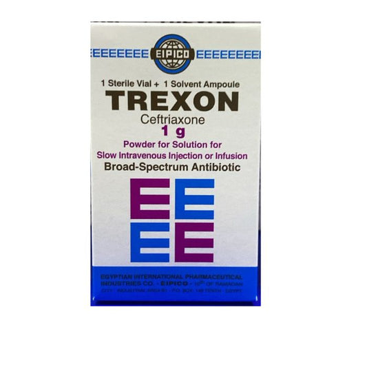 تريكسون 1 جم حقن وريد فايل |  صيدلية.كوم.