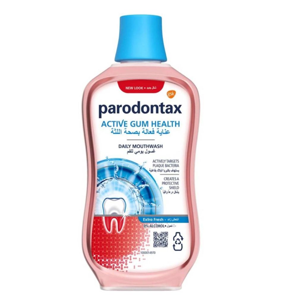بارودونتكس غسول فم عناية فعالة بصحة اللثة وانتعاش زائد 300 مل | صيدلية.كوم.