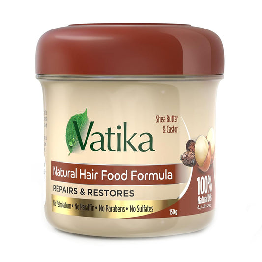 كريم ترطيب وتصفيف الشعر زبدة شيا و زيت الخروع 150 جم من فاتيكا | صيدلية.كوم.