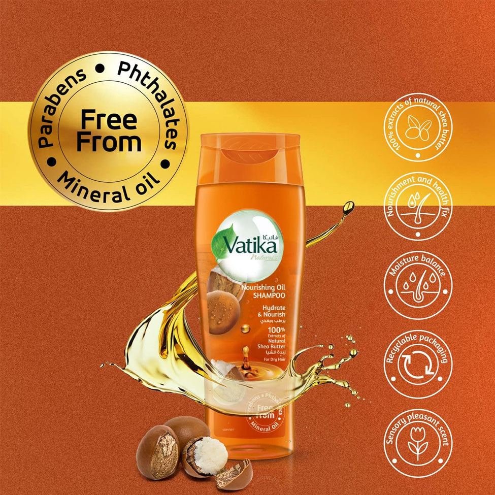 شامبو زيت مغذي بزبدة الشيا 425 مل من فاتيكا | صيدلية.كوم.