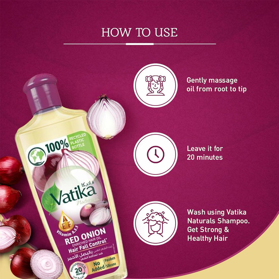 زيت الشعر بالبصل 300 مل من فاتيكا |  صيدلية.كوم.