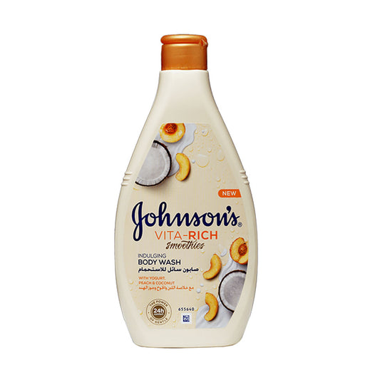 جونسون سائل استحمام فيتا ريتش بخلاصة اللبن والخوخ وجوز الهند 250 مل | صيدلية.كوم.