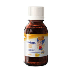 Omvita Omega-3 & Multivitamins to Support Healthy Growth and Focus Children -Syrup 120 ml