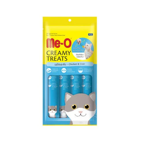 ميو مكافات للقطط كريمية بالدجاج والكبد 4*15غ | صيدلية.كوم.