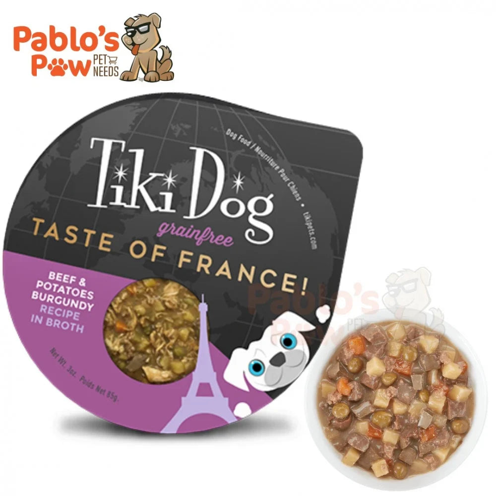 تيكي دوج فرنسا لحم بقري مع بطاطس وجزر بورجوندي في المرق 85غ | صيدلية.كوم.