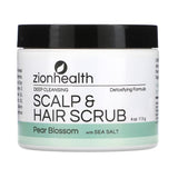 زيون هيلث مقشر للشعر وفروة الرأس بأزهار الكمثرى وملح البحر 113 جم | صيدلية.كوم.