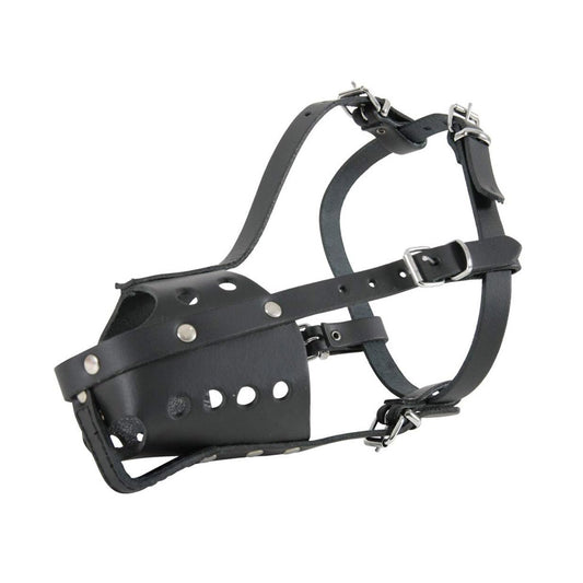 زولكس كمامة يمنع العض جلد مقاس 4