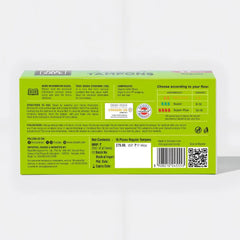 Pee Safe Comfortable Organic Cotton Swabs, No Stains, Regular Size, 16 Pieces