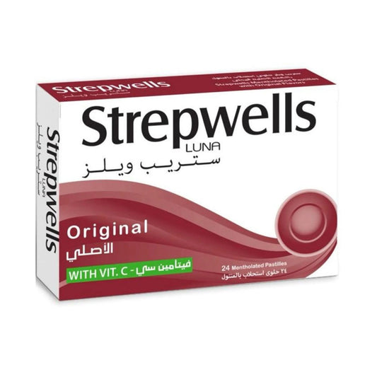 ستريب ويلز الأصلي حلوي استحلاب بالمنتول 24 حبه