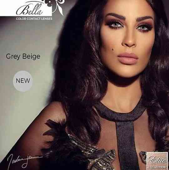 عدسات بيلا grey beige.