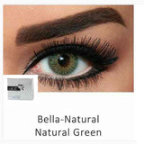 عدسات بيلا natural green.