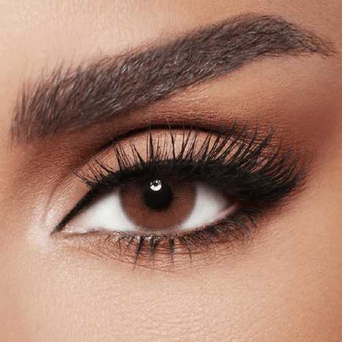 عدسات ديفا الملونة لون اماندي البني