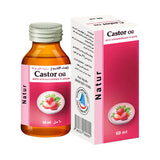 عناية الخليج زيت خروع بنكهة الفراولة 60 مل.