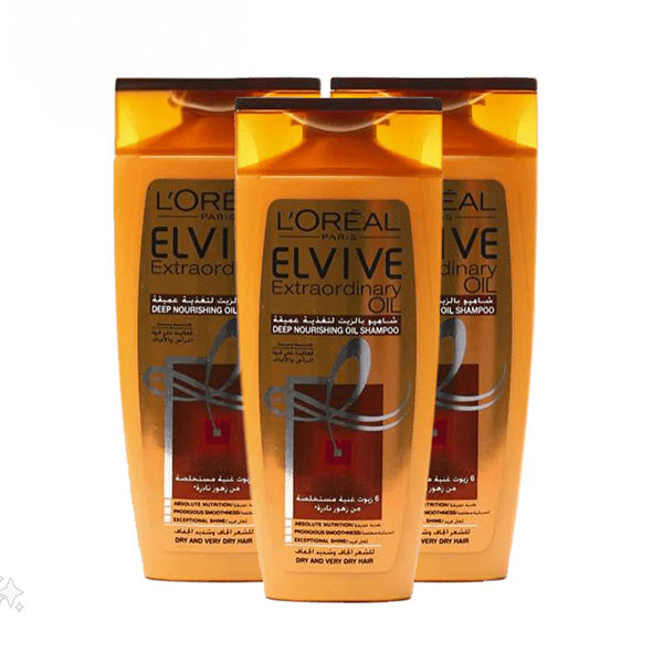 عرض الفيف شامبو مغذي بالزيت للشعر الجاف وشديد الجفاف 200 مل ×3 | صيدلية.كوم.