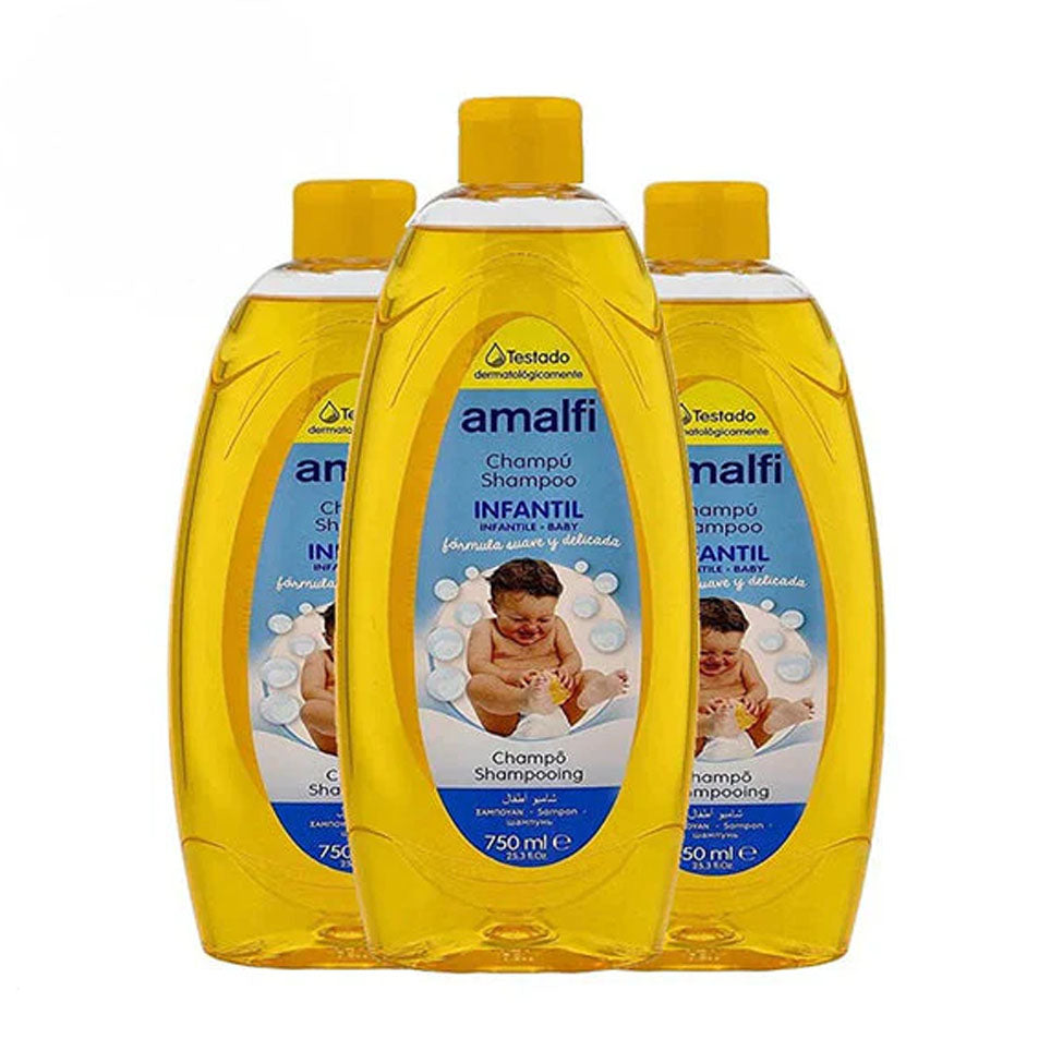 عرض امالفي شامبو للاطفال الصغار 750 مل×3 |  صيدلية.كوم.