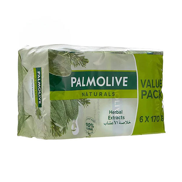 عرض بالموليف صابون طبيعي بخلاصة الاعشاب اكليل الجبل والزعتر