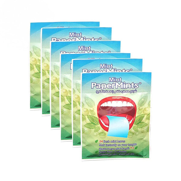 عرض بيبير منتس شرائح النعناع المعطرة بالفم خالية من السكر 24 شريحة × 6 | صيدلية.كوم.