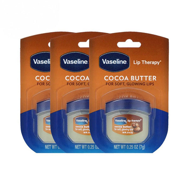 عرض فازلين لعلاج الشفاة بزبدة الكاكاو 7 جم - 3 قطع | صيدلية.كوم.