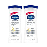 عرض فازلين لوشن للجسم اصلاح متقدم للبشرة 400مل فعالية ل 72 ساعه×2.