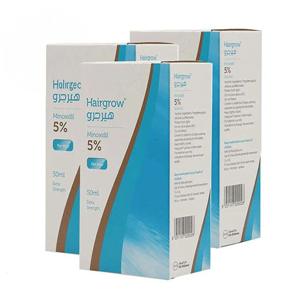 علاج تساقط الشعر عرض هيرجرو 5% محلول 50 مل ×3 | صيدلية.كوم.