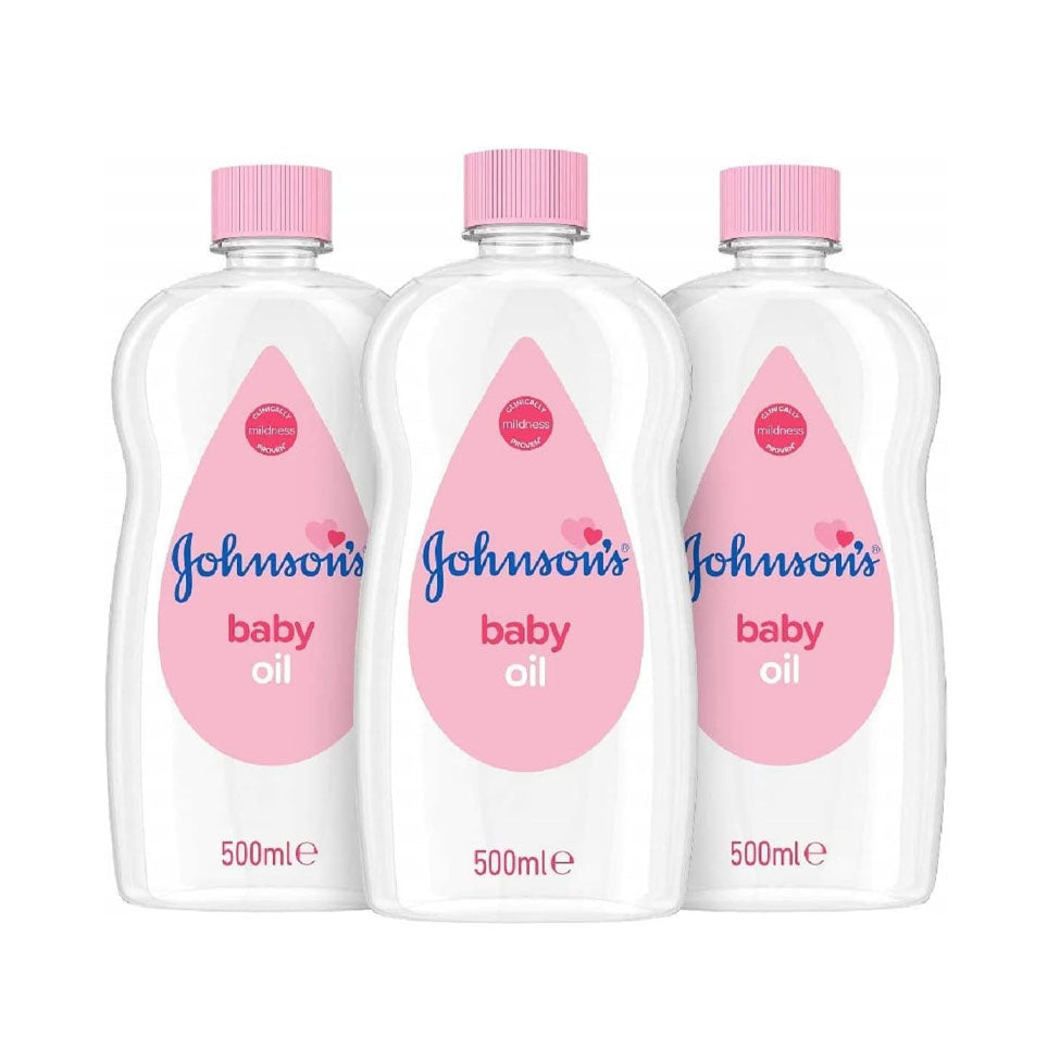 عرض جونسون زيت أطفال 500 مل ×3 |  صيدلية.كوم.