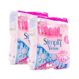 عرض جيليت فينوس ماكينة حلاقة نسائي سيمبلي 8+4 قطعة × 2 أكياس | صيدلية.كوم.