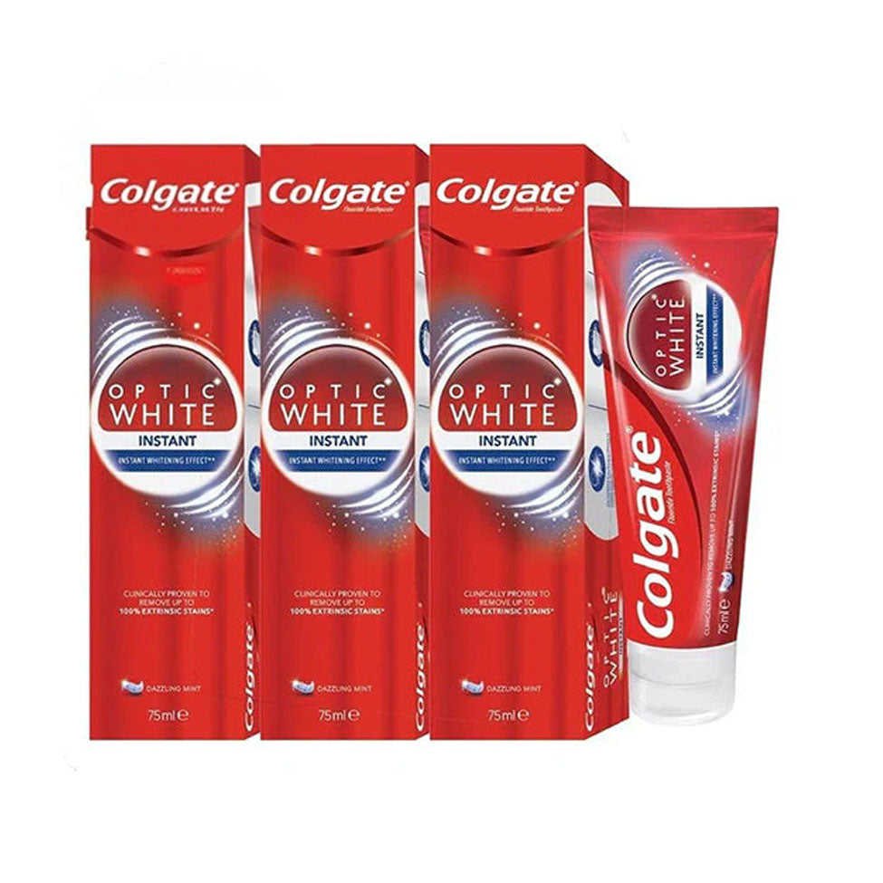 عرض كولجيت معجون اسنان أوبتك ويت انستانت 75 مل×3 | صيدلية.كوم.