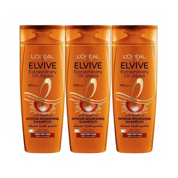 عرض لوريال الفيف شامبو زيت الجوجوبا 600 مل ×3 | صيدلية.كوم.