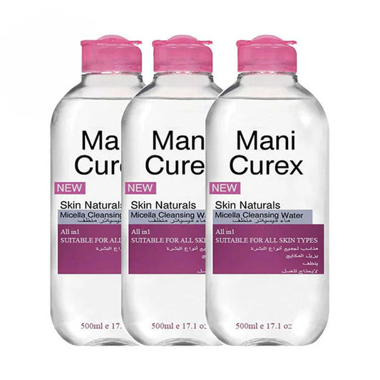 عرض ماني كوريكس ماء ميسيلار منظف لجميع أنواع البشرة 500 مل ×3 |  صيدلية.كوم.
