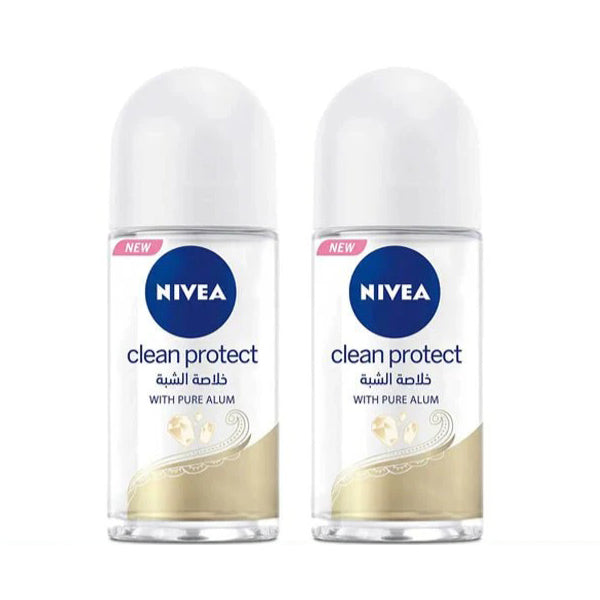 عرض نيفيا مزيل عرق نسائي رول خلاصة الشبة 50 مل ×2 | صيدلية.كوم.