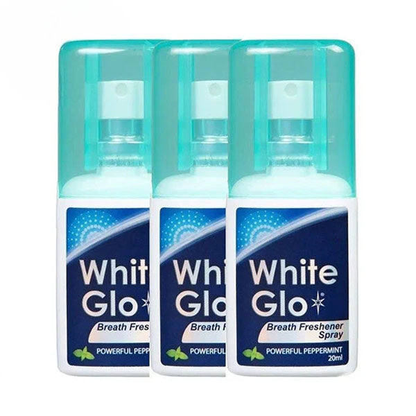 عرض وايت جلو معطر بخاخ لرائحة الفم 20 مل ×3 |  صيدلية.كوم.
