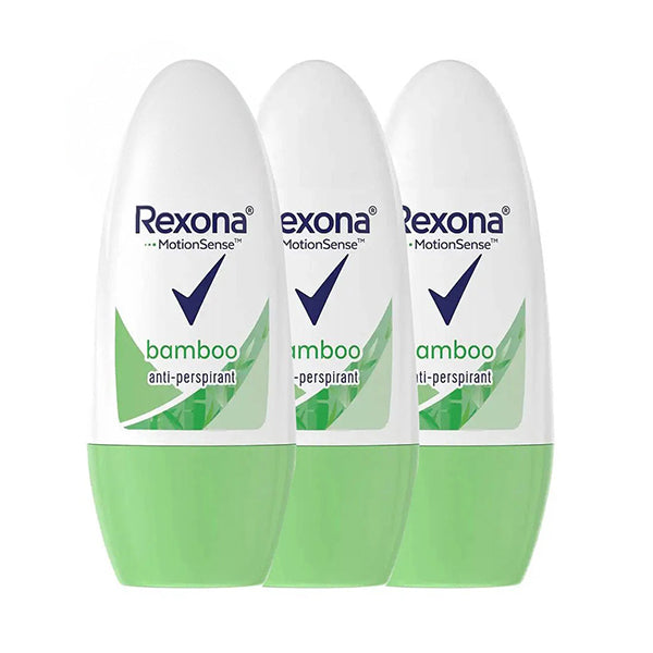 عرض ريكسونا رول مزيل للعرق للسيدات بامبو 50 مل ×3.