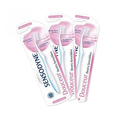 عرض سنسوداين فرشاة أسنان دوسيور ألوان متعددة 2.4 سم ناعمة جدا ×3 | صيدلية.كوم.