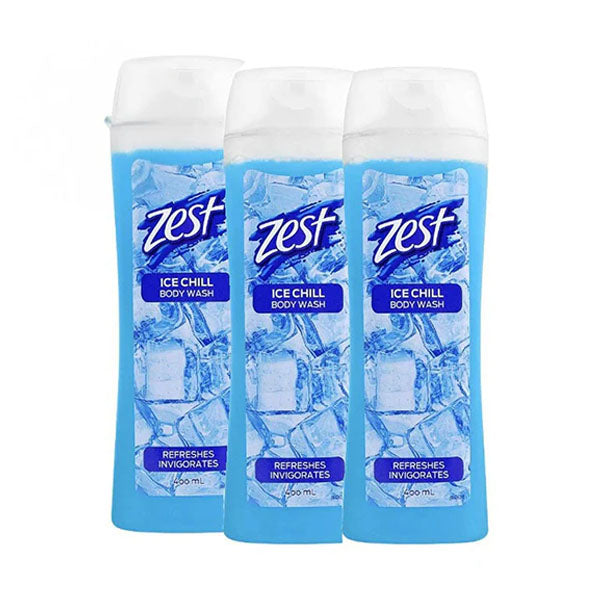 عرض زيست غسول الجسم آيس تشيل 400مل×3.