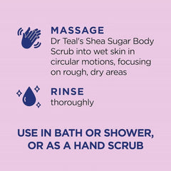 Dr.Teals Body Scrub With Sugar, Shea, And Blackberry 538 Gm