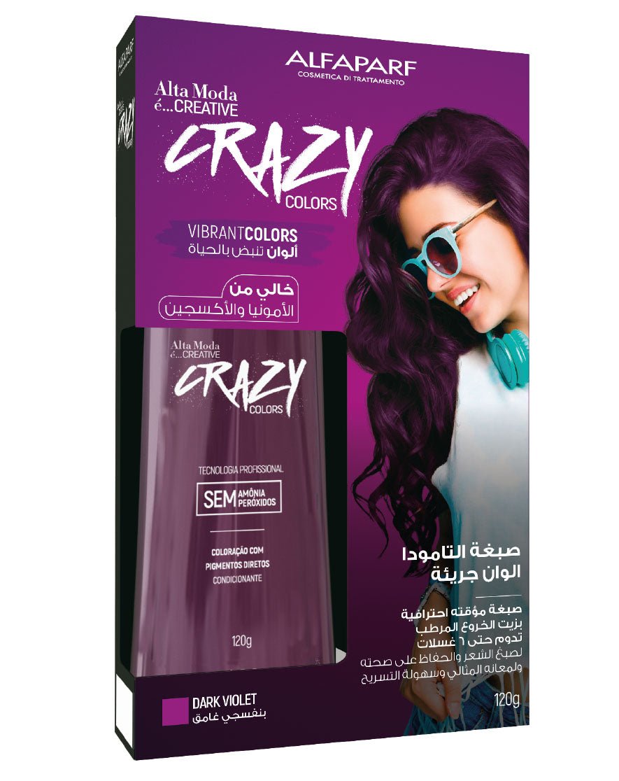 التا مودا صبغة مؤقتة لون بنفسجى غامق 120جم.