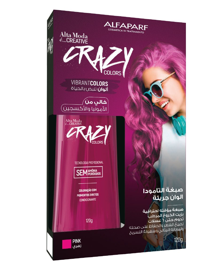 التا مودا صبغة مؤقتة لون زهرى 120جم.