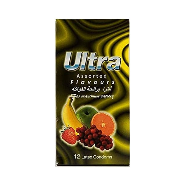 الترا واقي ذكري بنكهة الفواكه