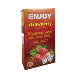 انجوي واقي ذكري بنكهة الفراولة