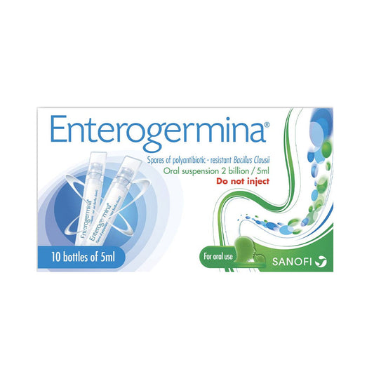 Enterogermina Oral Suspension 2 billion per 5 ml vial of 10