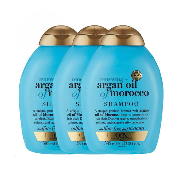 عرض OGX شامبو زيت الأرجان المغربي 385 مل × 3 |  صيدلية.كوم.