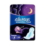 أولويز فوط صحية ليلية نسيج جاف مطوّر كبيرة