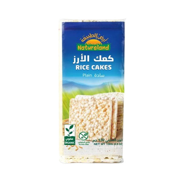 ارض الطبيعة كعك الأرز سادة